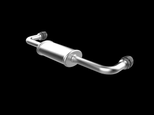 Car Exhaust with Dual Mufflers 3D Print Model