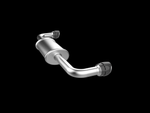 Car Exhaust with Dual Mufflers 3D 打印模型