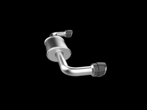 Car Exhaust with Dual Mufflers 3D Print Model