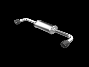 Car Exhaust with Dual Mufflers 3D 打印模型
