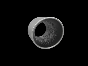 Exhaust Muffler Tip 3D Print Model