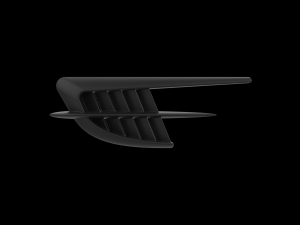 Automotive Side Fender Fin 3D 프린트 모델