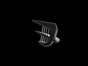 Automotive Side Fender Fin 3D Print Model