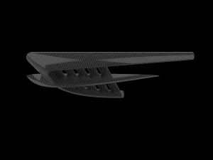 Automotive Side Fender Fin 3D Print Model