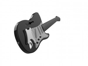 Electric Guitar 3D Print Model