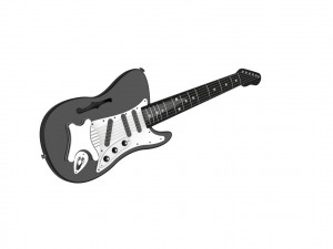 Electric Guitar 3D Print Model
