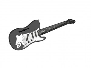 Electric Guitar 3D Print Model