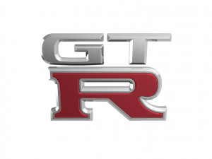 GT-R Logo emblem 3D Model