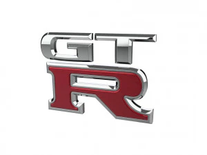 GT-R Logo emblem 3D Model