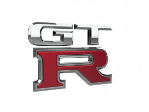 GT-R Logo emblem Modelo 3D