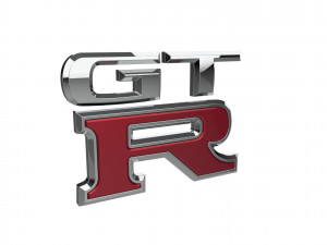 GT-R Logo emblem Modelo 3D