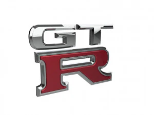 GT-R Logo emblem 3D Model