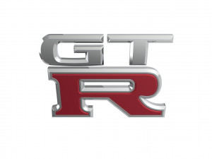 GT-R Logo emblem Modelo 3D