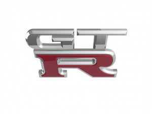 GT-R Logo emblem Modelo 3D