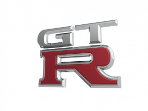 GT-R Logo emblem Modelo 3D