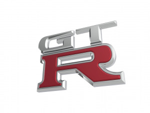 GT-R Logo emblem Modelo 3D