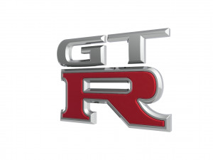 GT-R Logo emblem Modelo 3D