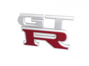 GT-R Logo emblem 3D Model