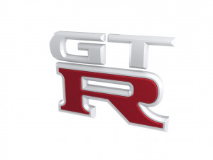 GT-R Logo emblem Modelo 3D