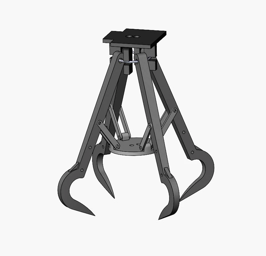 Drone Challenge Drop Pickup Mechanism 3D Print Model .c4d .max .obj .3ds .fbx .stl .blend 