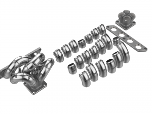 Exhaust Header Turbo Manifold 3D Puzzle Toy 3D 프린트 모델