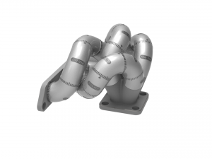 Exhaust Header Turbo Manifold 3D Puzzle Toy 3D 프린트 모델