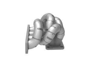 Exhaust Header Turbo Manifold 3D Puzzle Toy 3D 프린트 모델