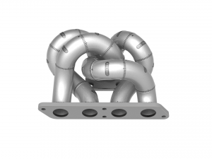 Exhaust Header Turbo Manifold 3D Puzzle Toy 3D 프린트 모델