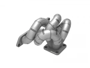 Exhaust Header Turbo Manifold 3D Puzzle Toy 3D Print Model in