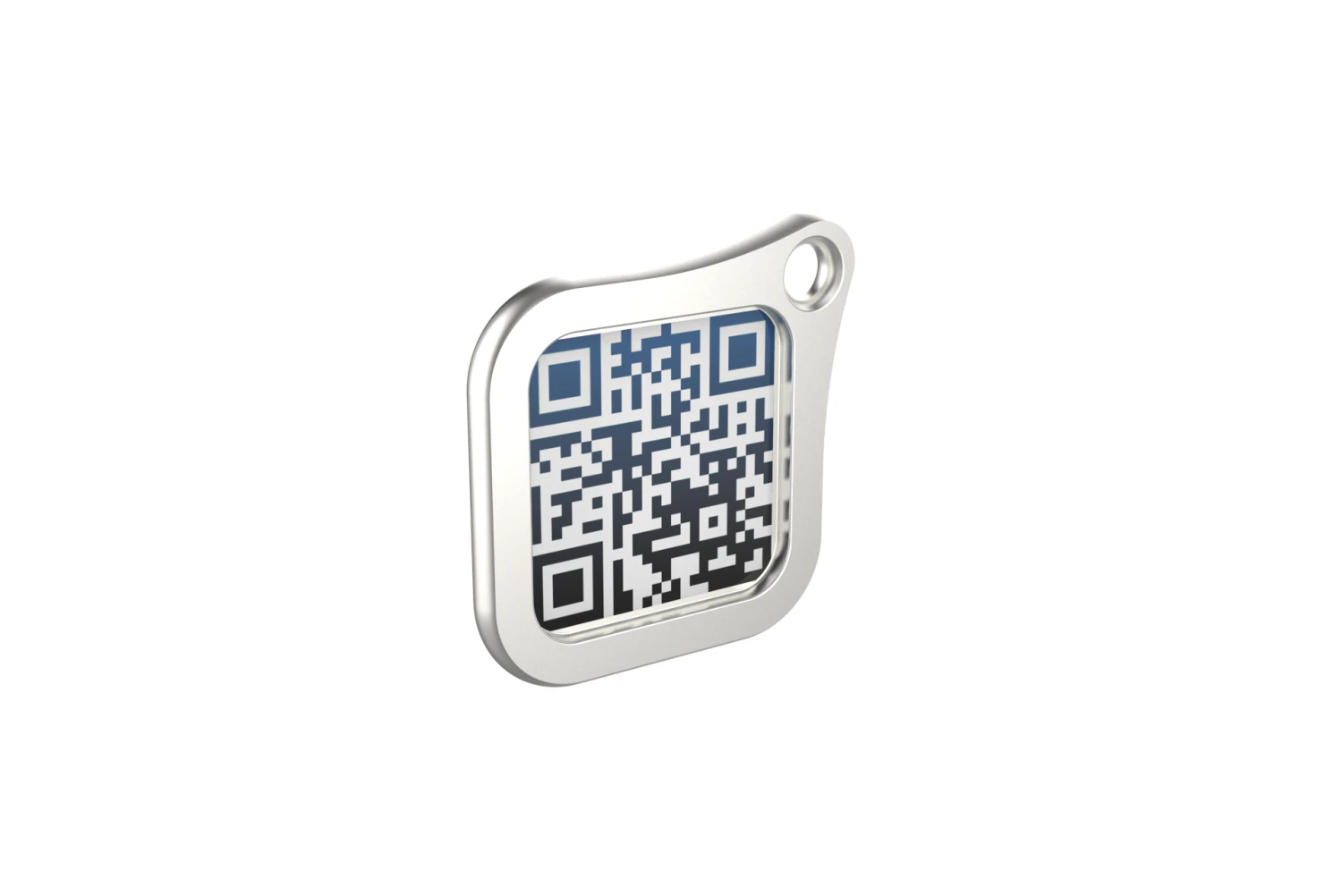 Qr Code Keychain 3D Print Model .c4d .max .obj .3ds .fbx .stl .blend 