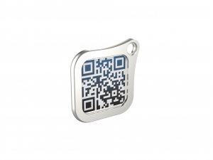 Qr Code Keychain 3D Print Model