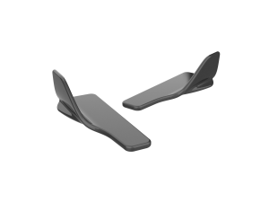 Car Side Skirt Wing Modelo de Impressão 3D