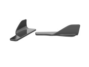 Car Side Skirt Wing Modelo de Impressão 3D