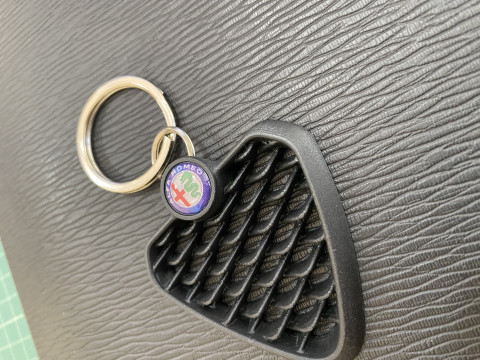 Alfa Romeo Tonale Front Grill Keychain Modèles 3D en vedette