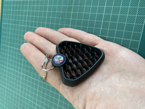 Alfa Romeo Tonale Front Grill Keychain Modèles 3D en vedette