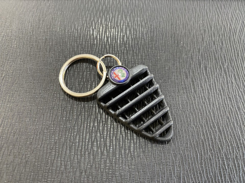 Alfa Romeo 147 Front Grill Keychain 3D Принт Модель