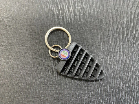 Alfa Romeo 147 Front Grill Keychain 3D Print Model