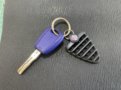 Alfa Romeo 147 Front Grill Keychain 3D Принт Модель