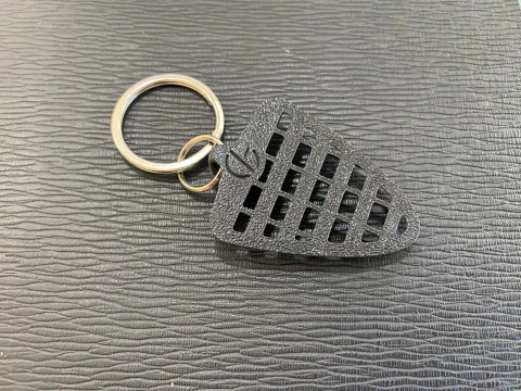 Alfa Romeo 147 Front Grill Keychain 3D Print Model