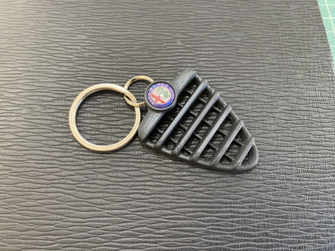 Alfa Romeo 147 Front Grill Keychain 3D Принт Модель