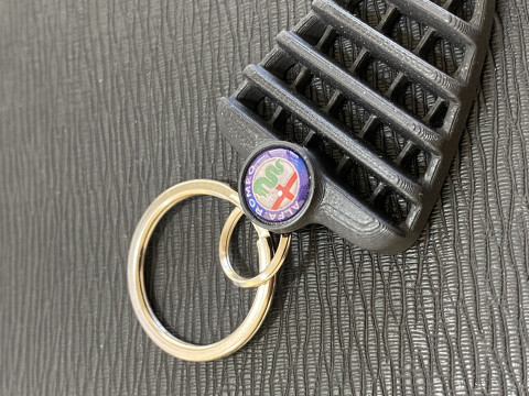 Alfa Romeo 147 Front Grill Keychain 3D Принт Модель