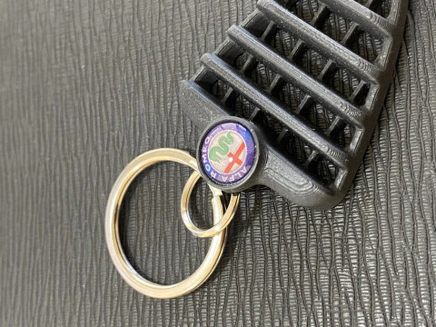 Alfa Romeo 147 Front Grill Keychain 3D Print Model