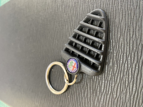 Alfa Romeo 147 Front Grill Keychain 3D Принт Модель