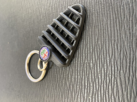 Alfa Romeo 147 Front Grill Keychain 3D Принт Модель