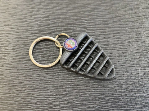 Alfa Romeo 147 Front Grill Keychain 3D Print Model