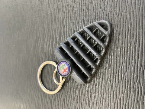 Alfa Romeo 147 Front Grill Keychain 3D Print Model