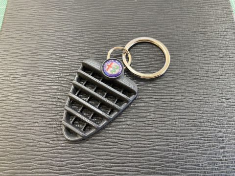 Alfa Romeo 147 Front Grill Keychain 3D Принт Модель