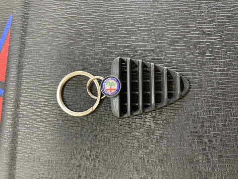 Alfa Romeo 147 Front Grill Keychain 3D Принт Модель