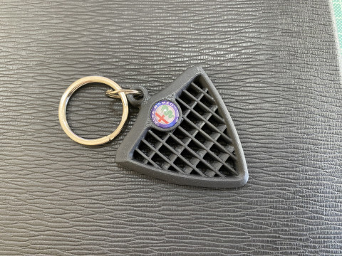 Alfa Romeo 156 Front Grill Keychain 3D 打印模型