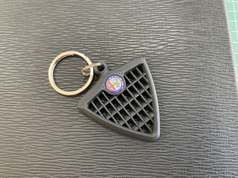 Alfa Romeo 156 Front Grill Keychain 3D 打印模型